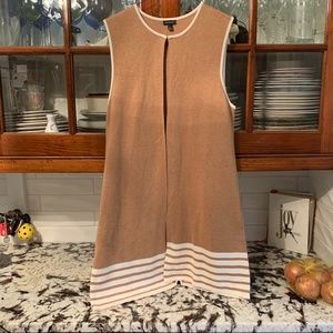 Talbots one hook closure long sweater vest . Never‎ worn 119 retail
